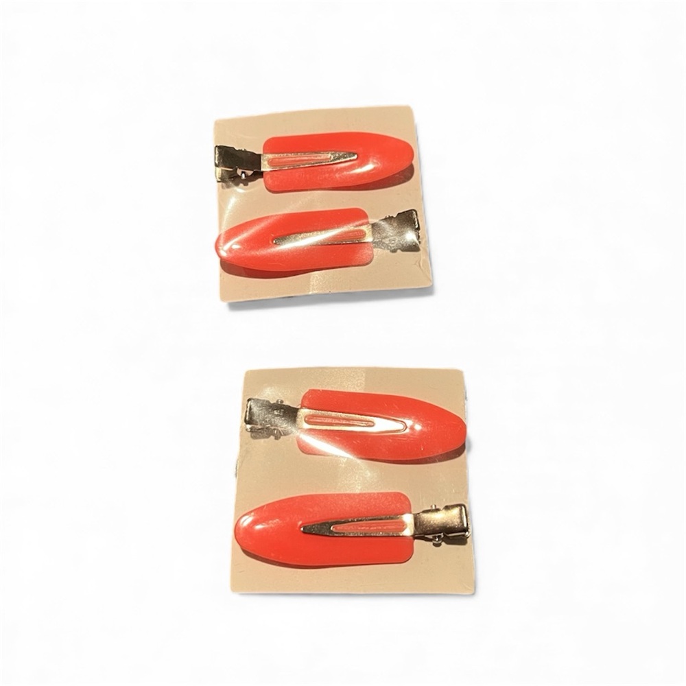 3/$18 Set of Coral Hair Clips